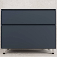 Style Line Тумба с раковиной Лима 100 Plus эмаль графит матовая